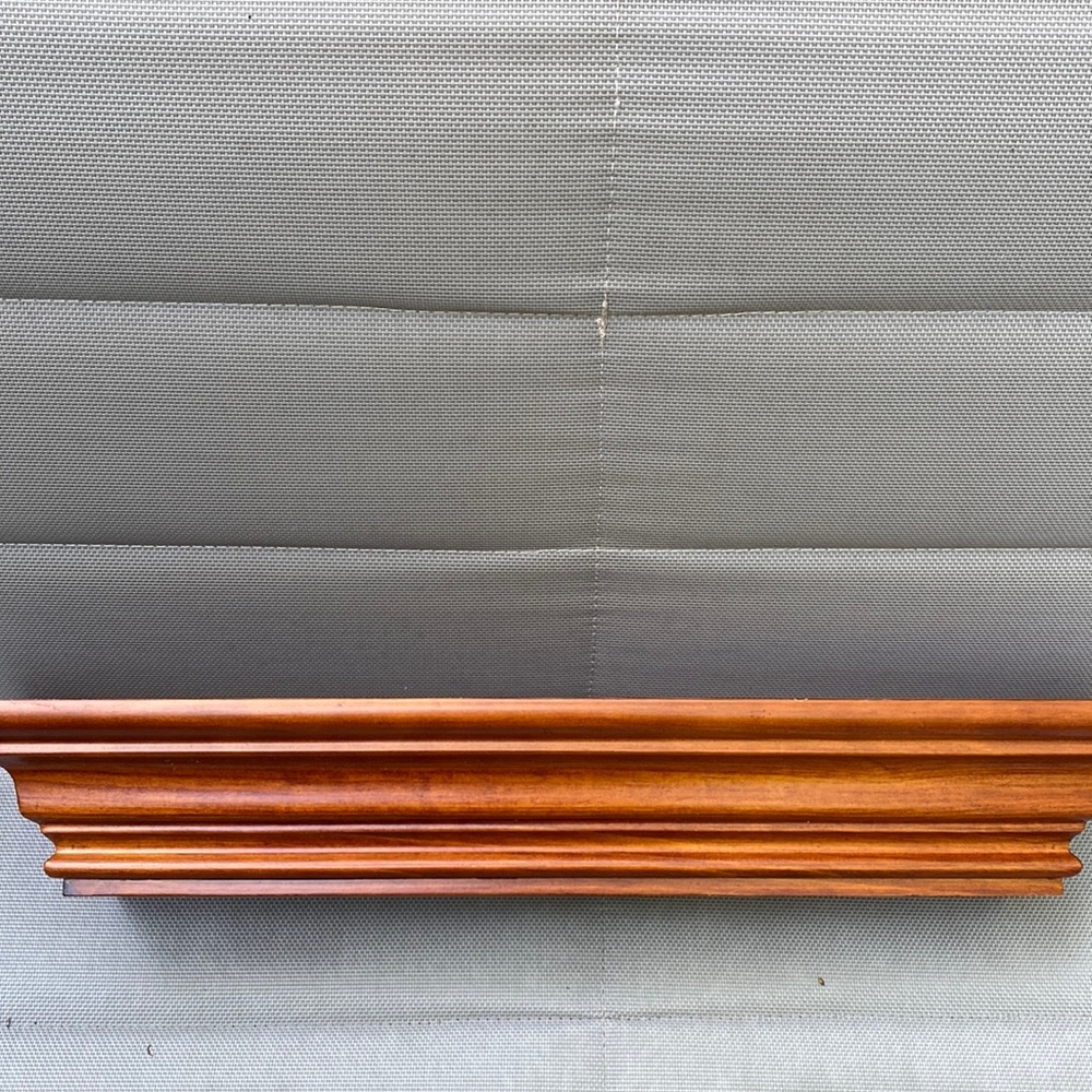 Ballard Designs wooden shelf EUC